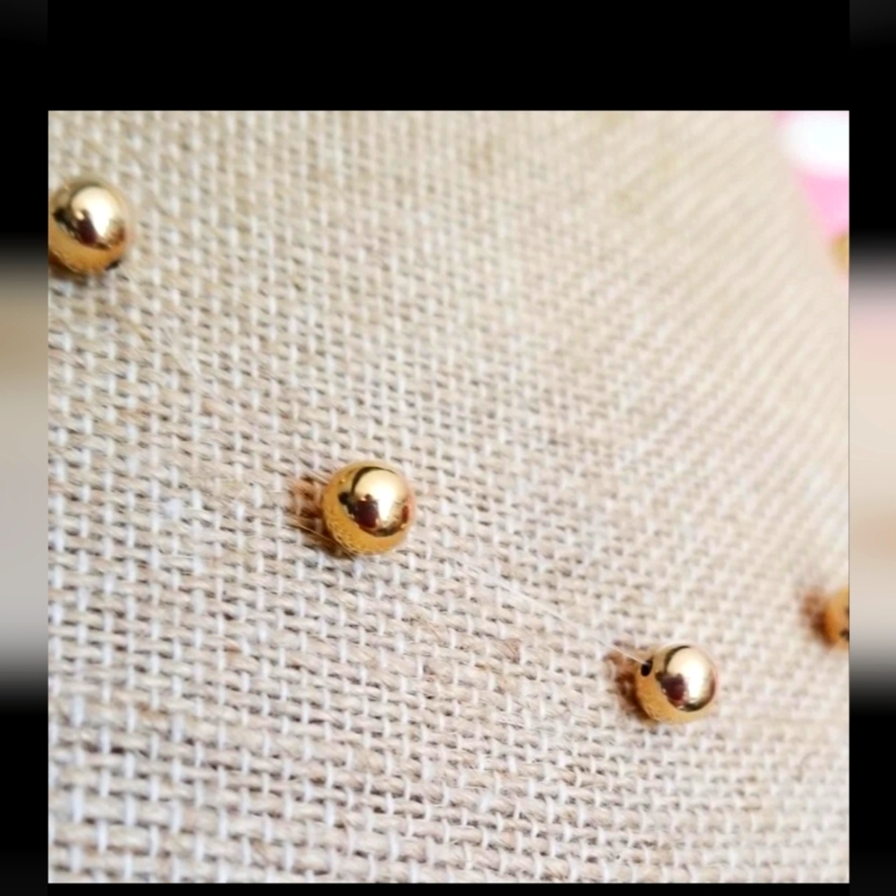 14k Yellow gold Ball invisible illusion floating station Pendant necklace qvc - Picture 4 of 11